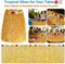 Table Grass Skirts - Hawaiian Tropical Party Decorations Desk Skirt (9FT x 29")